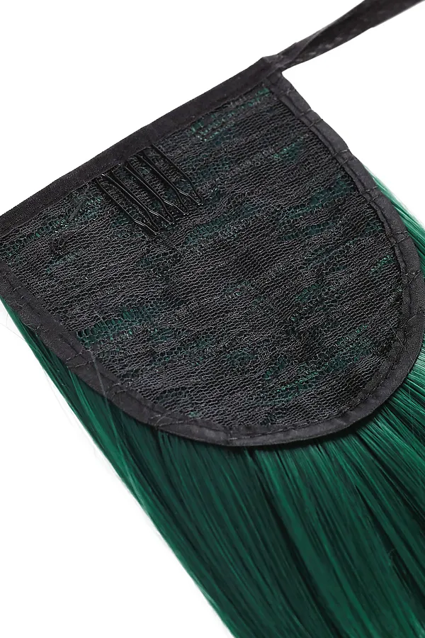 Волосы-тресс "Принцесса Аритэ" КРАСНАЯ ЖАРА, темно-зеленый - фото 2