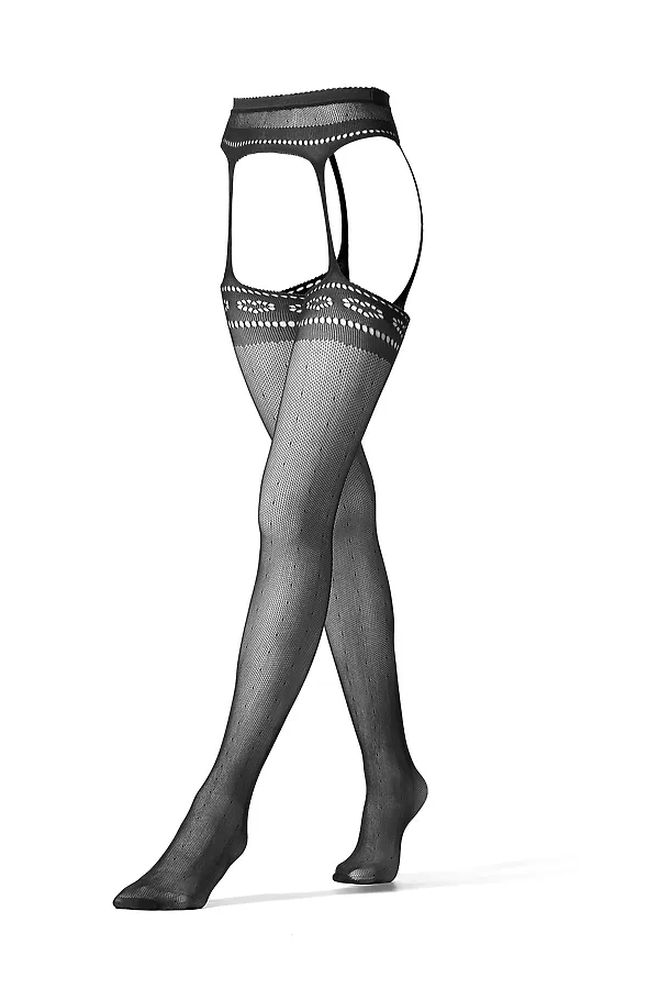 Колготки "Игры страсти" LE CABARET, черный - фото 2