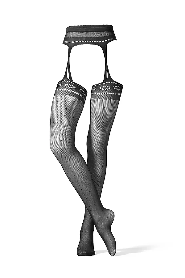 Колготки "Игры страсти" LE CABARET, черный - фото 2
