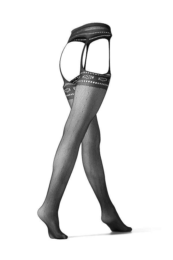 Колготки "Игры страсти" LE CABARET, черный - фото 2