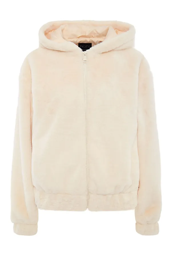 Полушубок INCITY, белый натуральный - фото 2