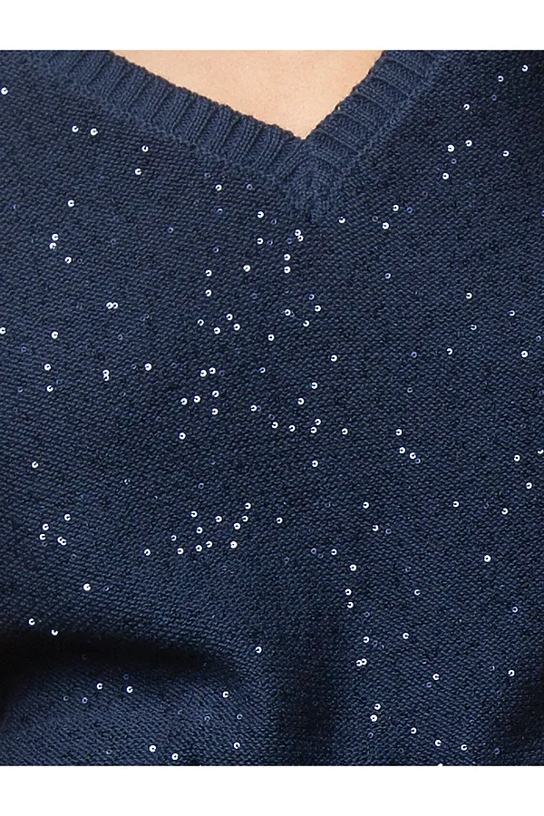 Джемпер  VILATTE, темно-синий - фото 2