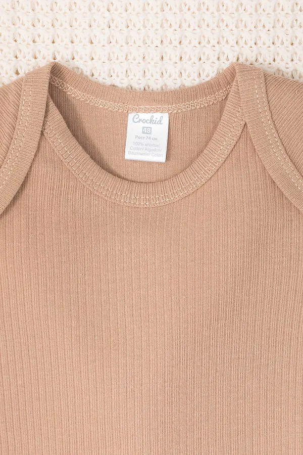 Боди  CROCKID, темно-бежевый - фото 2