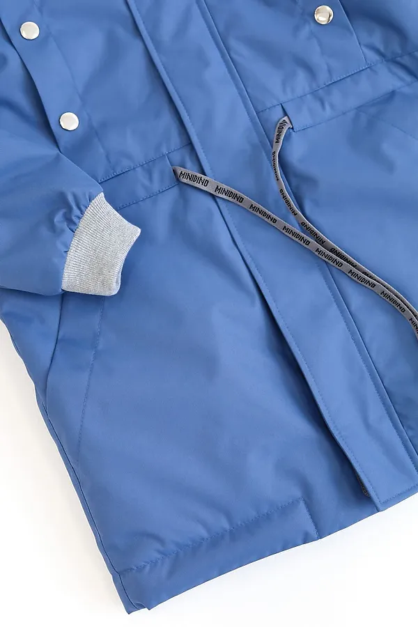 Парка 2022 демисезон деним MINIDINO, деним - фото 2