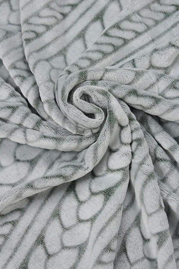 Плед ПЛВ НАТАЛИ, серо-зеленый - фото 2