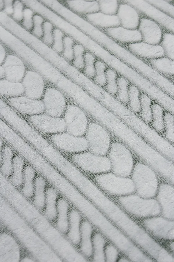 Плед ПЛВ НАТАЛИ, серо-зеленый - фото 2