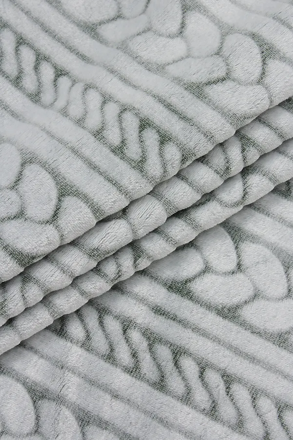 Плед ПЛВ НАТАЛИ, серо-зеленый - фото 2