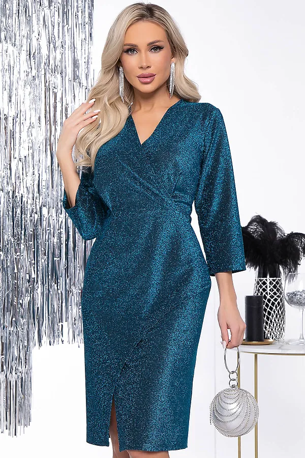 Платье "Беатрис" LADY TAIGA, сапфир - фото 2