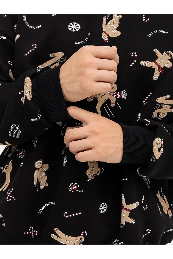 Джемпер MARK FORMELLE, печенье на черном - фото 2