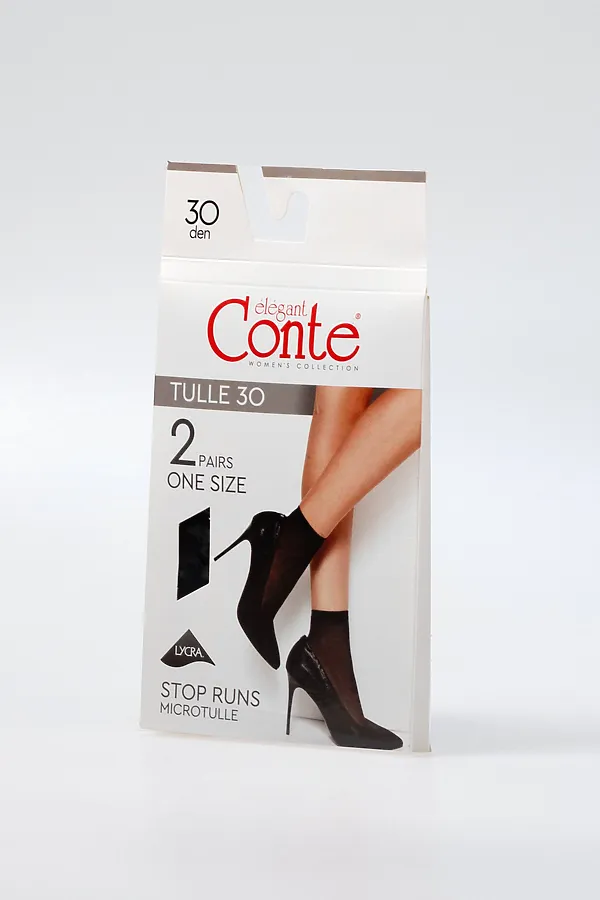 Носки 2 п. CONTE ELEGANT, nero - фото 2