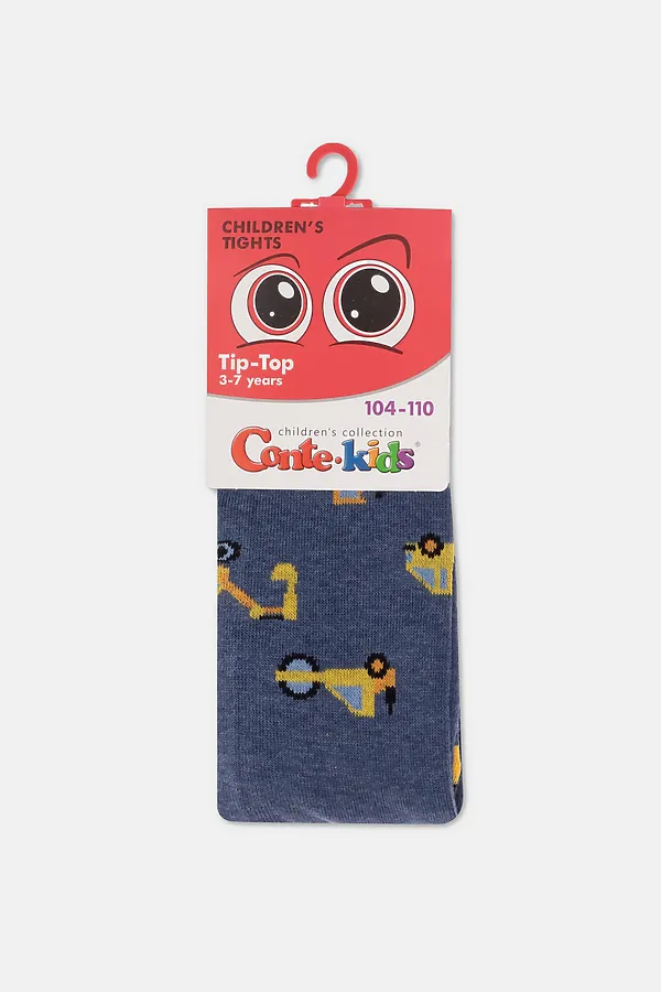 Колготки CONTE KIDS, темный джинс - фото 2