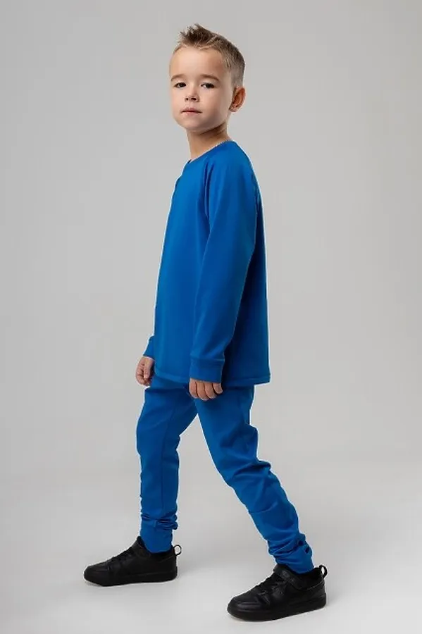 Термокостюм (Лонгслив+Кальсоны) BODO, василек - фото 2