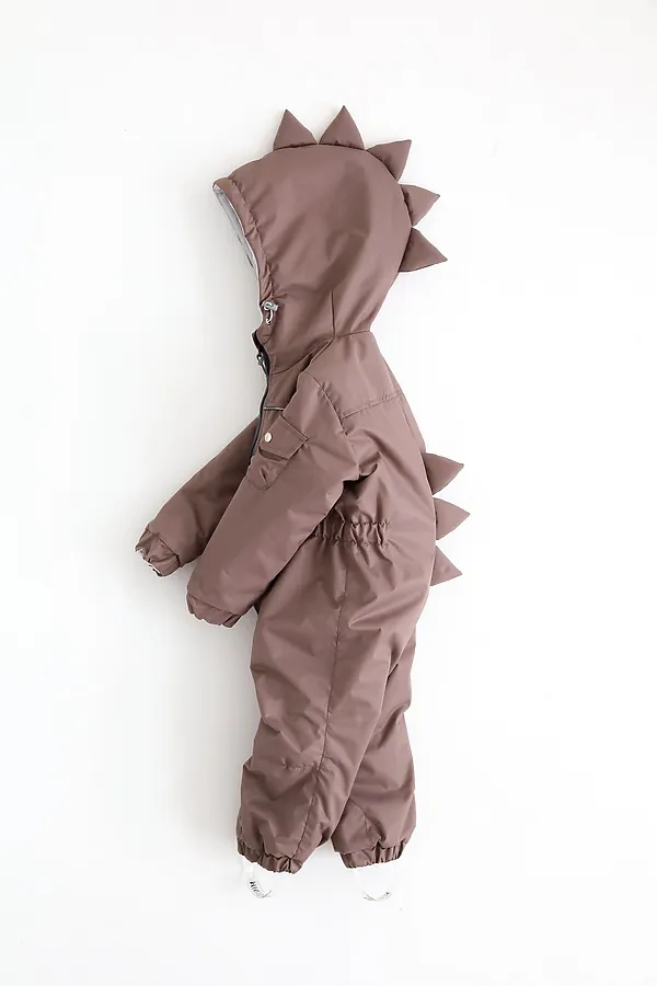 Комбинезон Дино демисезон капучино MINIDINO, капучино - фото 2