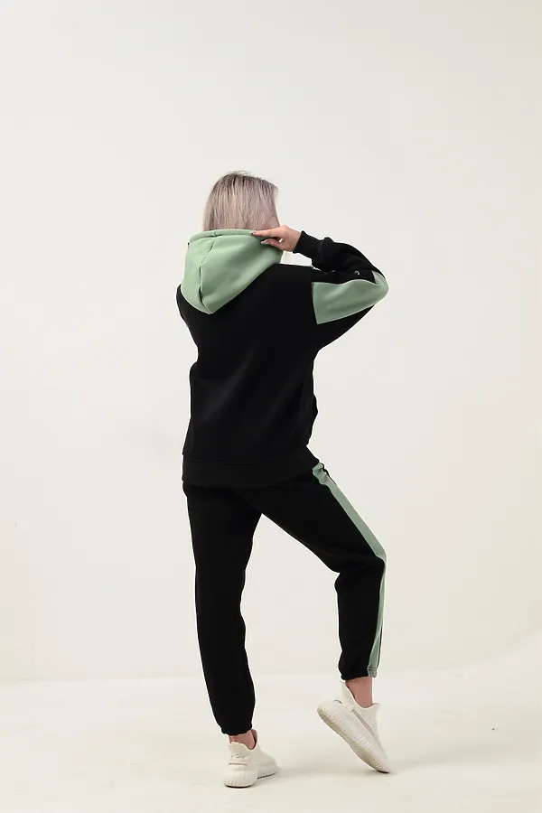 Костюм (Брюки+Толстовка) СОФИЯ37, черный - фото 2