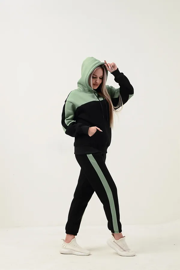 Костюм (Брюки+Толстовка) СОФИЯ37, черный - фото 2