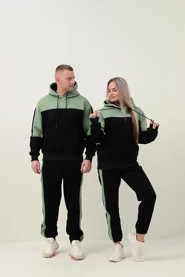 Костюм (Брюки+Толстовка) СОФИЯ37, черный - фото 2