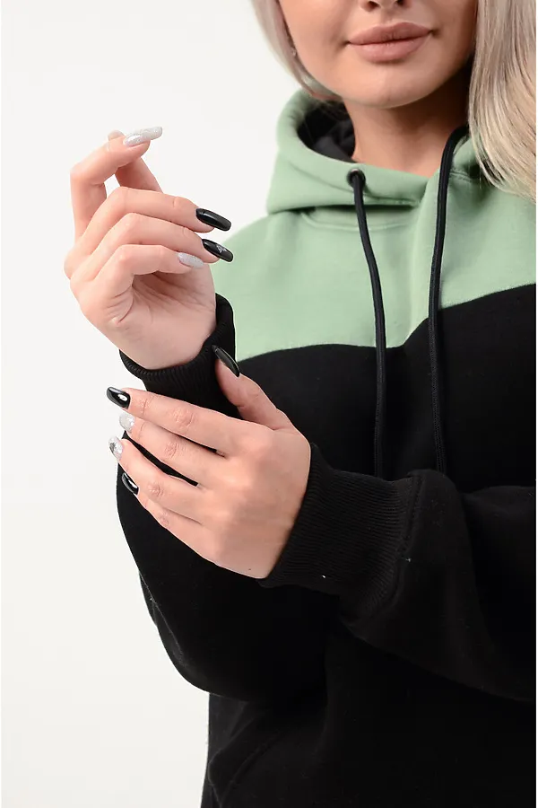 Костюм (Брюки+Толстовка) СОФИЯ37, черный - фото 2