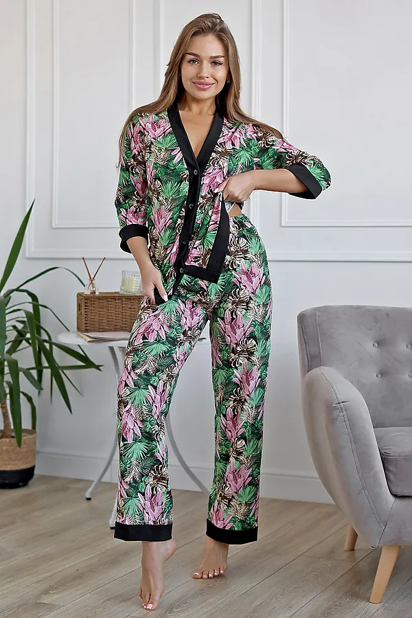 Комплект (Рубашка+Брюки) LIKA DRESS, мультиколор - фото 2