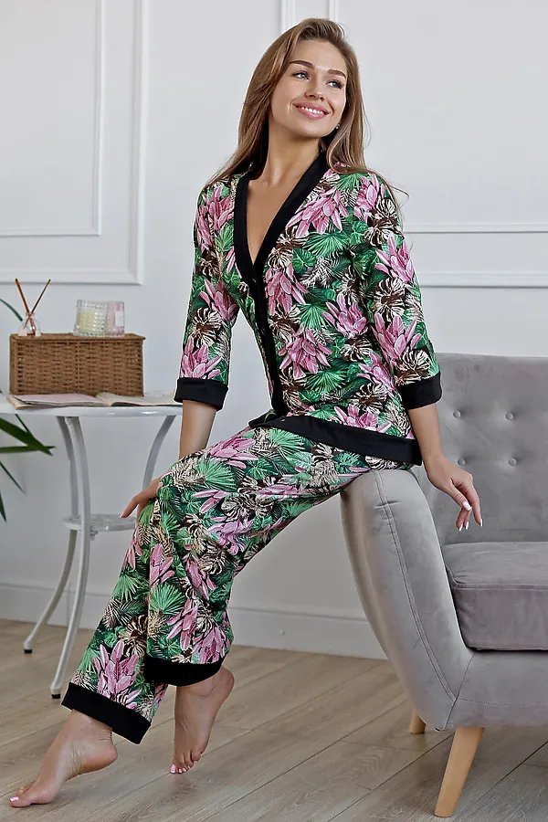 Комплект (Рубашка+Брюки) LIKA DRESS, мультиколор - фото 2
