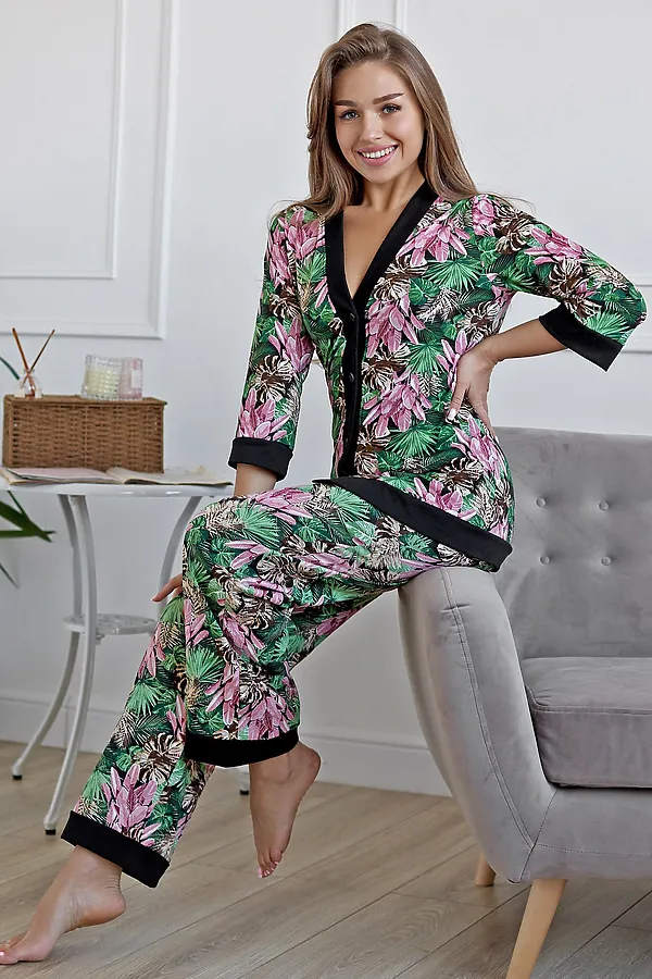 Комплект (Рубашка+Брюки) LIKA DRESS, мультиколор - фото 2