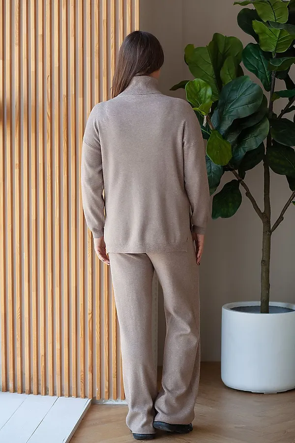 Костюм (Джемпер + Брюки) TOOK A LOOK, беж - фото 2