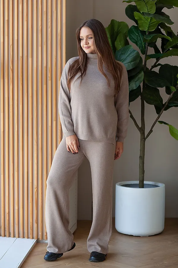 Костюм (Джемпер + Брюки) TOOK A LOOK, беж - фото 2