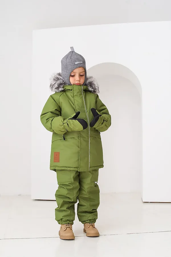 Краги зима грин/черный Е2 MINIDINO, грин/черный е2 - фото 2