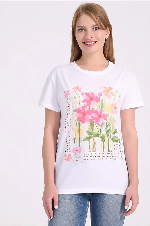 Футболка  АПРЕЛЬ, белый - фото 2