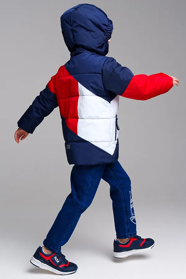 Куртка PLAYTODAY, тёмно-синий,красный,белый - фото 2