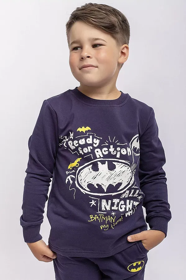 Комплект (Лонгслив + Брюки) BATIK, темно-синий - фото 2