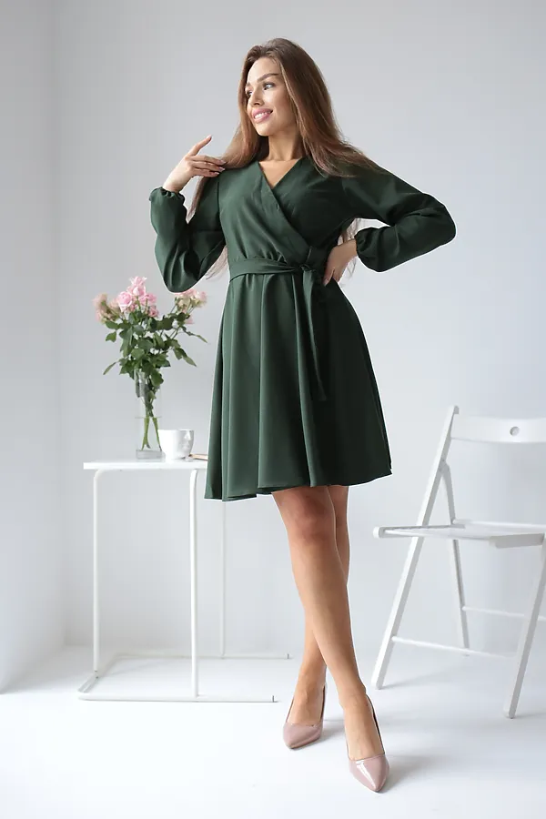 Платье 400002 НАТАЛИ, зеленый - фото 2