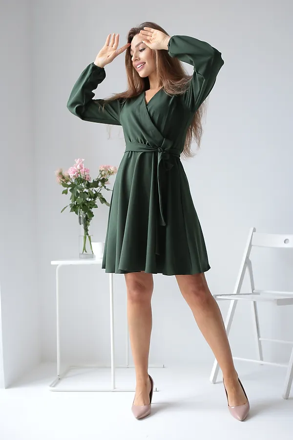 Платье 400002 НАТАЛИ, зеленый - фото 2