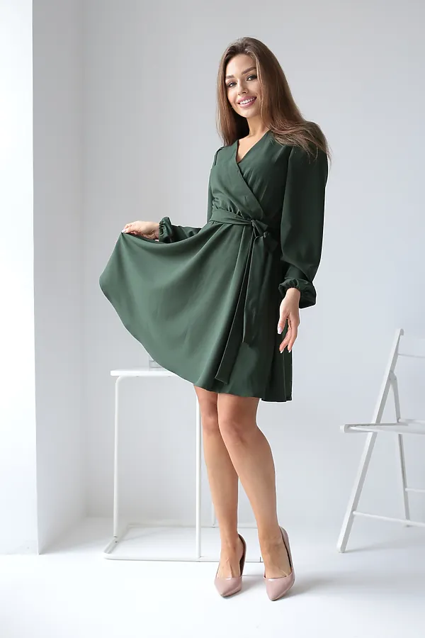 Платье 400002 НАТАЛИ, зеленый - фото 2