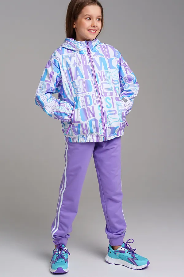 Куртка PLAYTODAY, белый,голубой,светло-сиреневый - фото 2