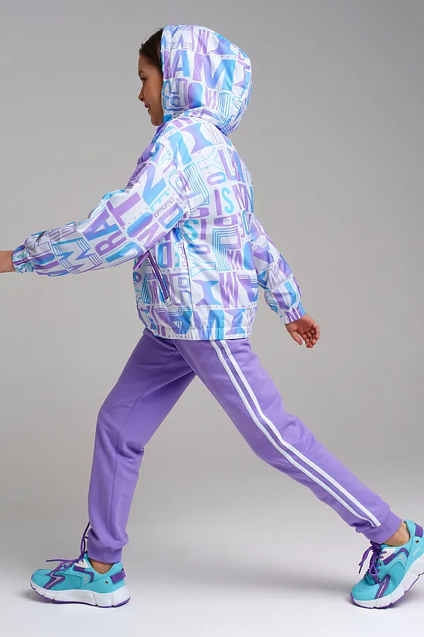 Куртка PLAYTODAY, белый,голубой,светло-сиреневый - фото 2