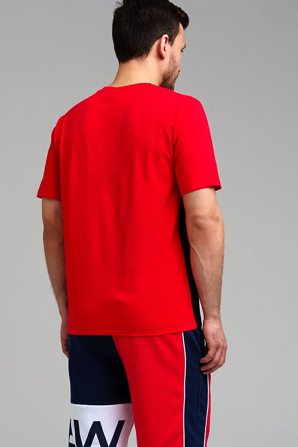 Футболка PLAYTODAY, красный,тёмно-синий,белый - фото 2