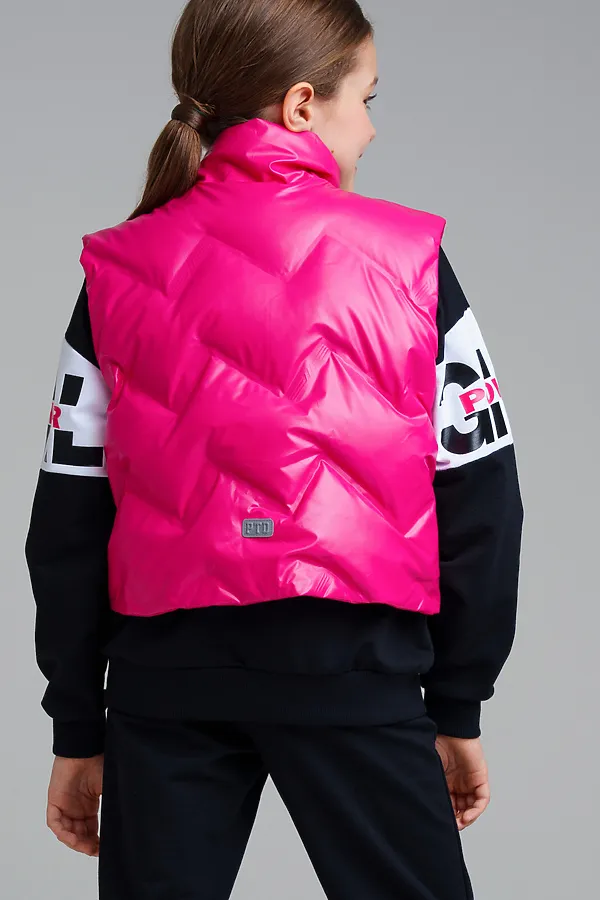 Жилет  PLAYTODAY, фуксия - фото 2
