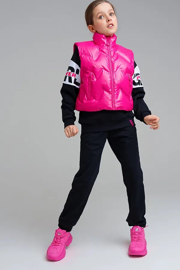Жилет  PLAYTODAY, фуксия - фото 2