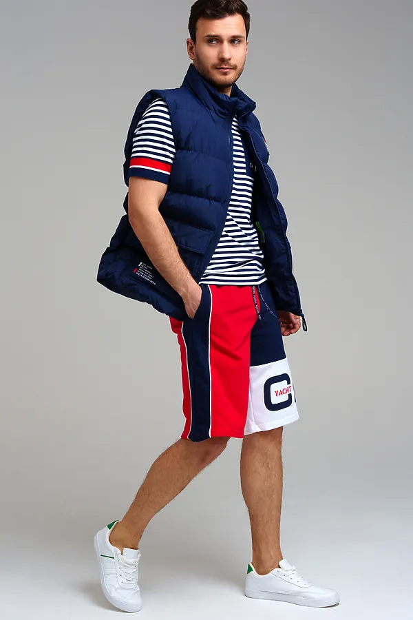 Шорты PLAYTODAY, тёмно-синий,красный,белый - фото 2