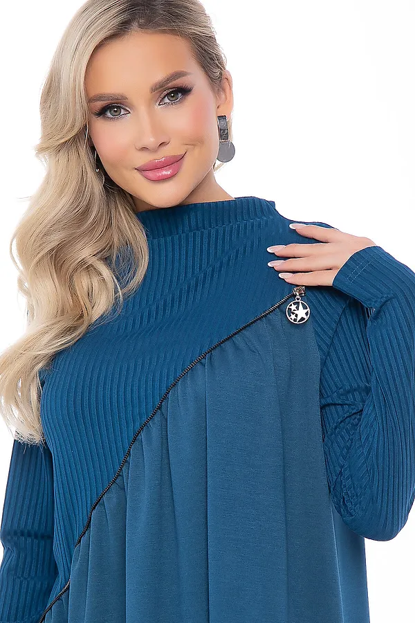 Платье LADY TAIGA, индиго - фото 2