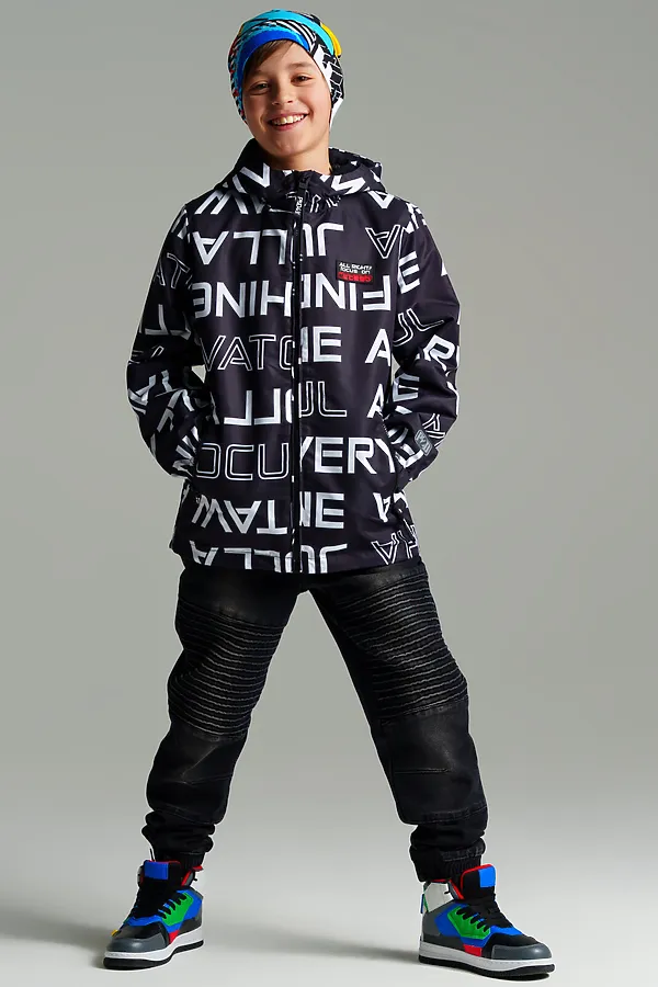 Куртка PLAYTODAY, черный,белый - фото 2