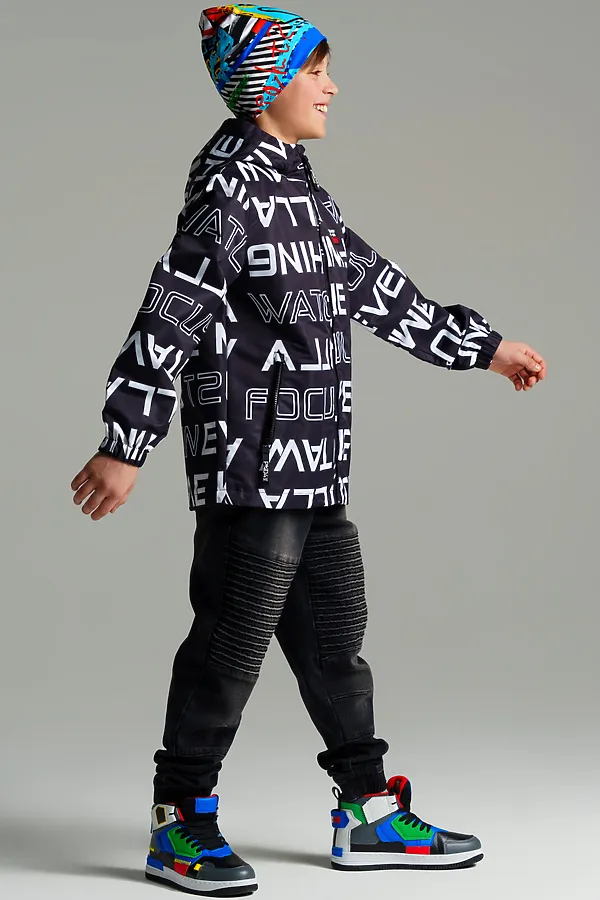 Куртка PLAYTODAY, черный,белый - фото 2