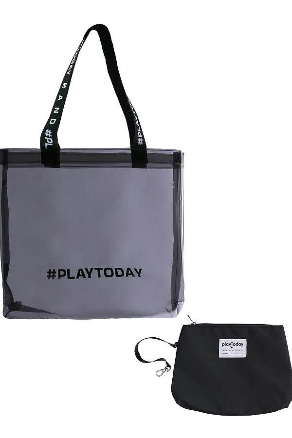 Комплект (Сумка+Косметичка) PLAYTODAY, емно-серый - фото 2