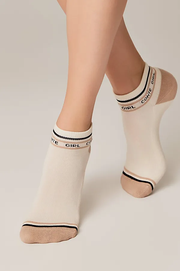 Носки CONTE ELEGANT, капучино - фото 2