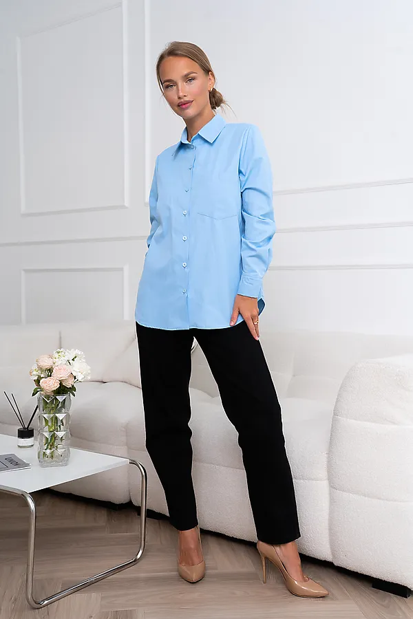 Рубашка OPEN-STYLE, голубой - фото 2