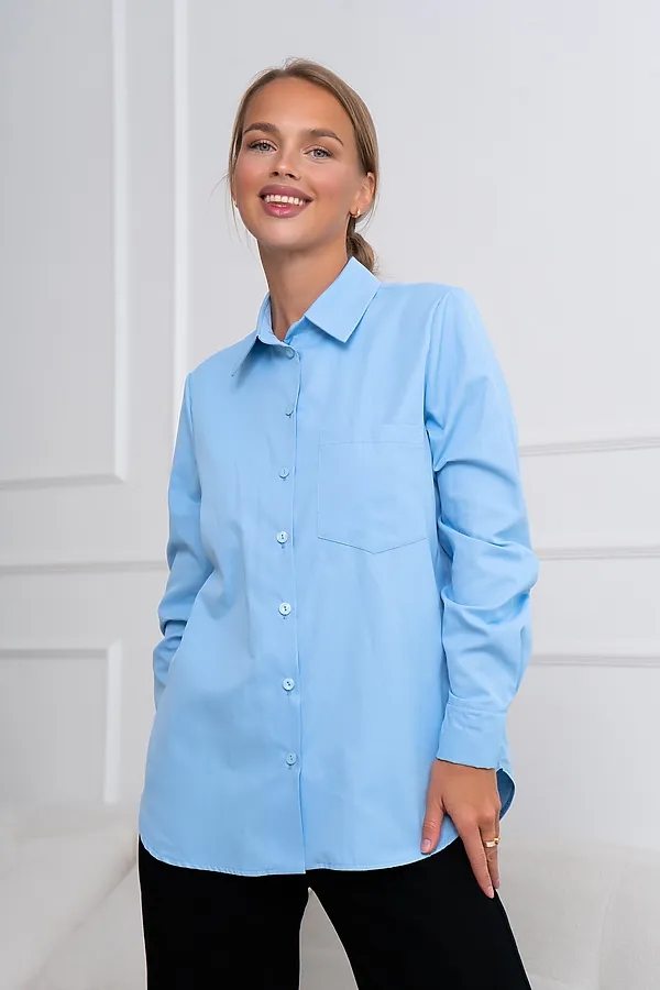 Рубашка OPEN-STYLE, голубой - фото 2