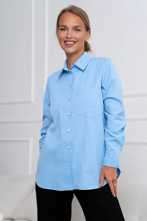 Рубашка OPEN-STYLE, голубой - фото 2