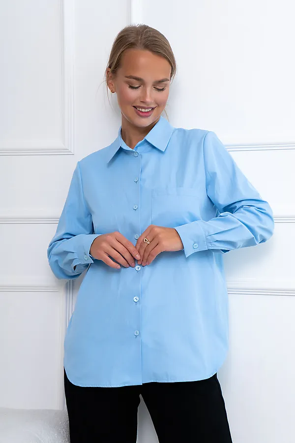 Рубашка OPEN-STYLE, голубой - фото 2