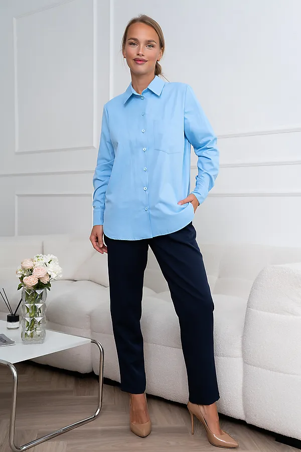 Рубашка OPEN-STYLE, голубой - фото 2