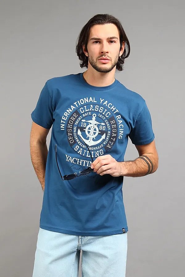 Футболка F5, морской - фото 2